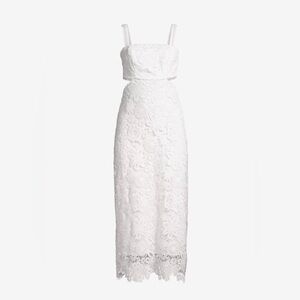 Waimari 🤍 Eternus Moss Cut-Out Lace Maxi Dress
